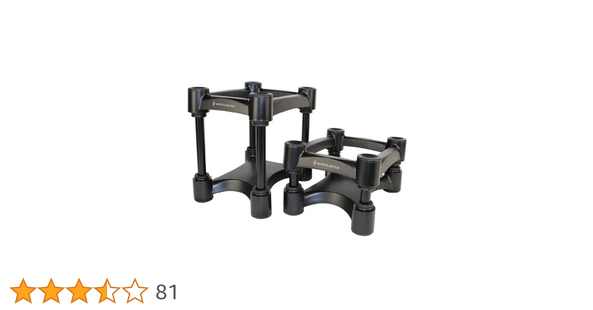 ISO Acoustics ISO-L8R130 ペア スピーカースタンド Amazon | ISO Acoustics モニタースピーカースタンド ペアセット